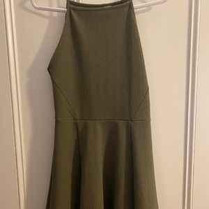 Olive green dress
